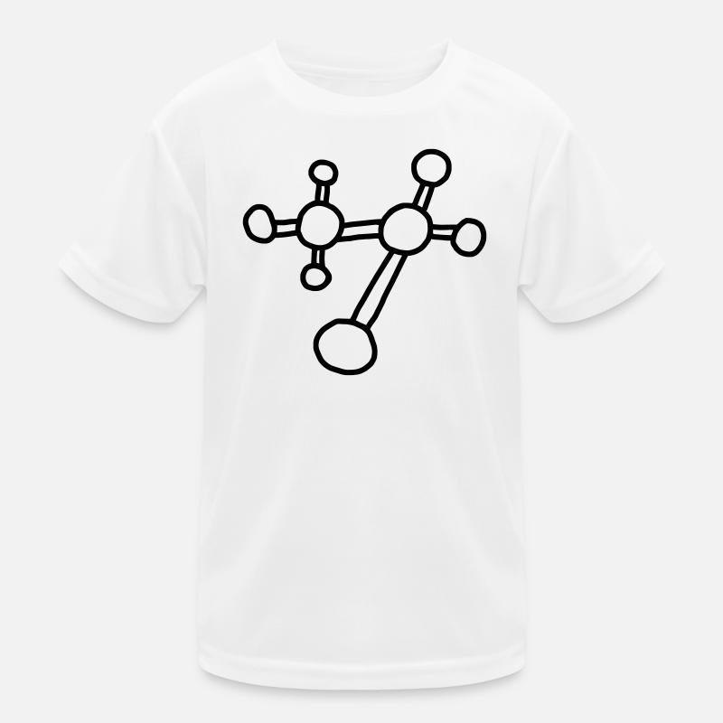 Atom Molekül/ Physik Mechanik Gitter Kinder Funktions-T-Shirt