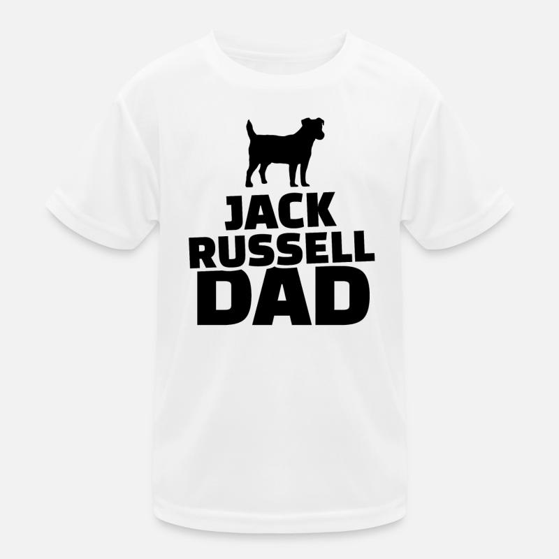 Jack Russel Dad Kinder Funktions-T-Shirt