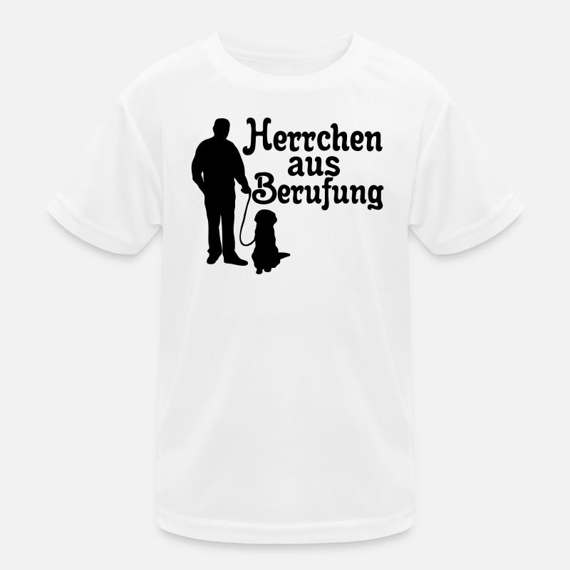 Herrchen aus Berufung, Hund, Tier, Geschenk Kinder Funktions-T-Shirt