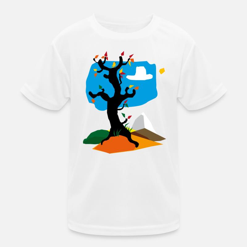 Albero in autunno Maglietta sportiva per bambini