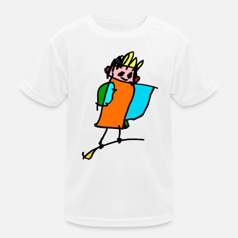 little witch on the broom Kids Functional T-Shirt