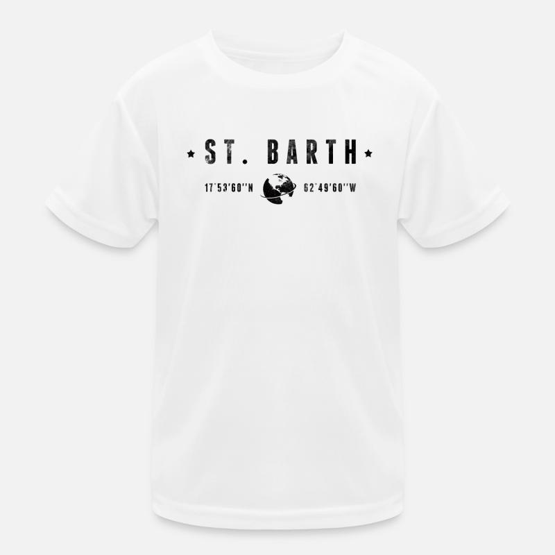 St Barth Kinder Funktions-T-Shirt