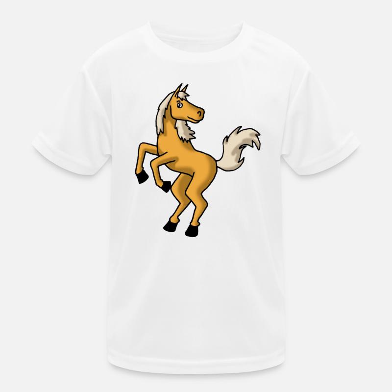 Pferdchen Kinder Funktions-T-Shirt