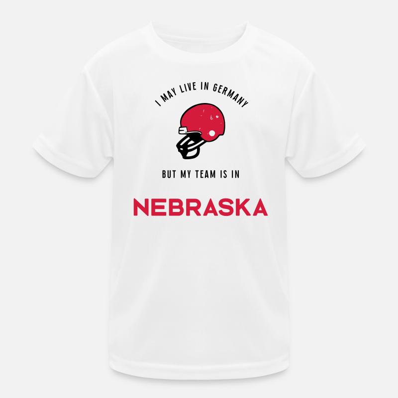 Nebraska Kinder Funktions-T-Shirt