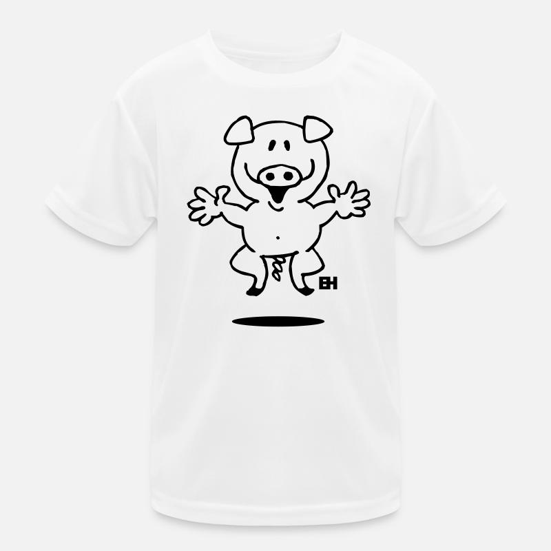 Pig Kids Functional T-Shirt