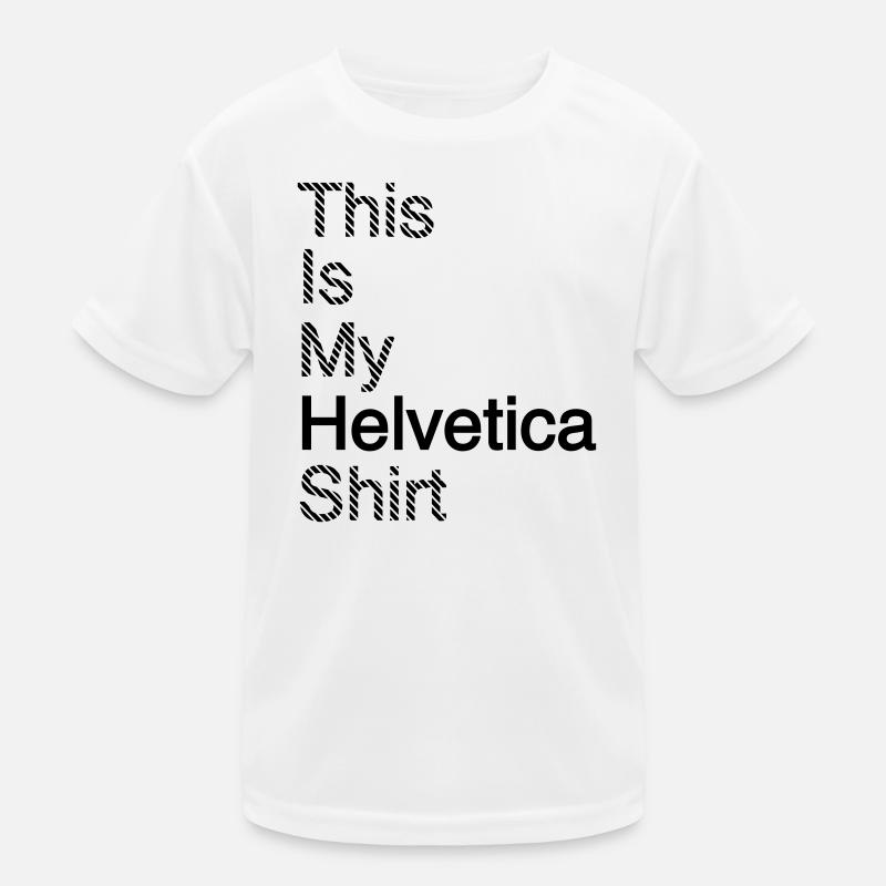 Typografie Shirt Grafikdesign Geschenkindee Kinder Funktions-T-Shirt