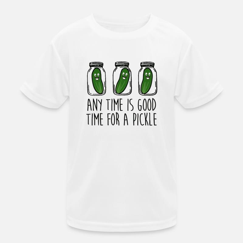 Any time is good time for a pickle Kids Functional T-Shirt
