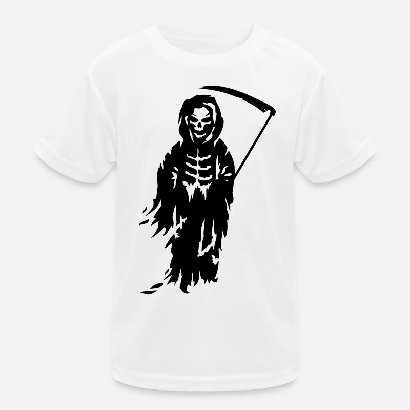 Ein Sensenmann -Der Tod mit einer Sense Kinder Funktions-T-Shirt