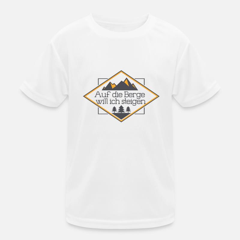 wandern, Wanderung, Freizeitspaß, Hobby, Berg Kinder Funktions-T-Shirt