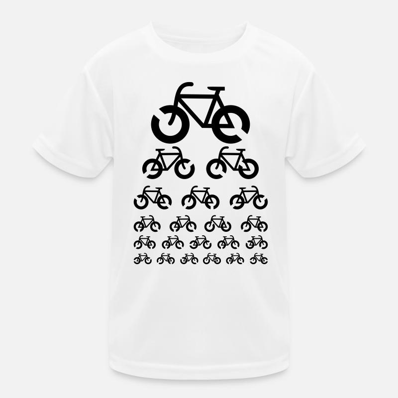 Fahrrad Sehtest Optik Kinder Funktions-T-Shirt
