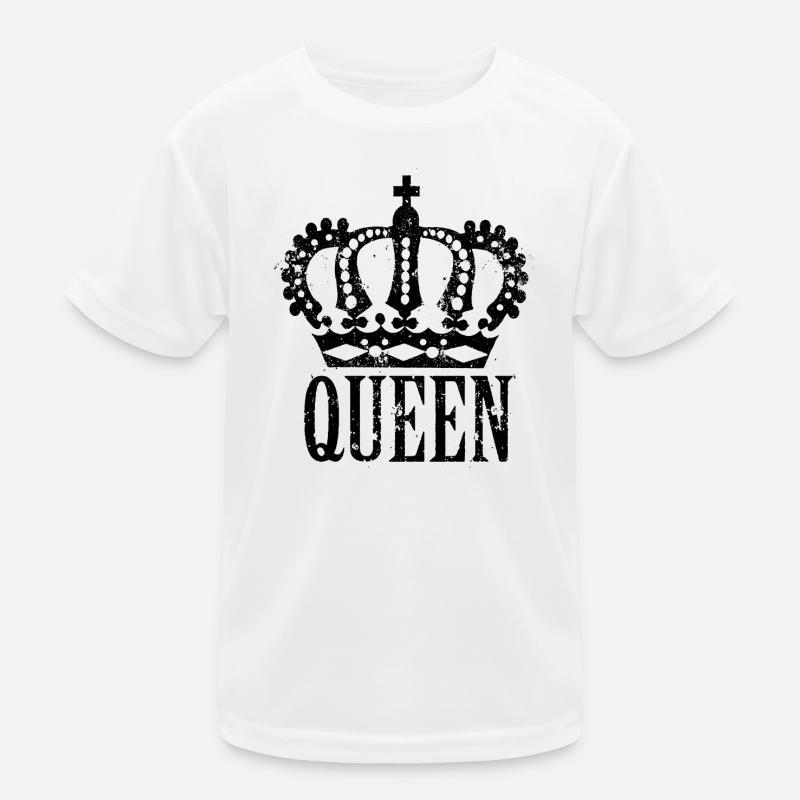 Queen with crown Kids Functional T-Shirt