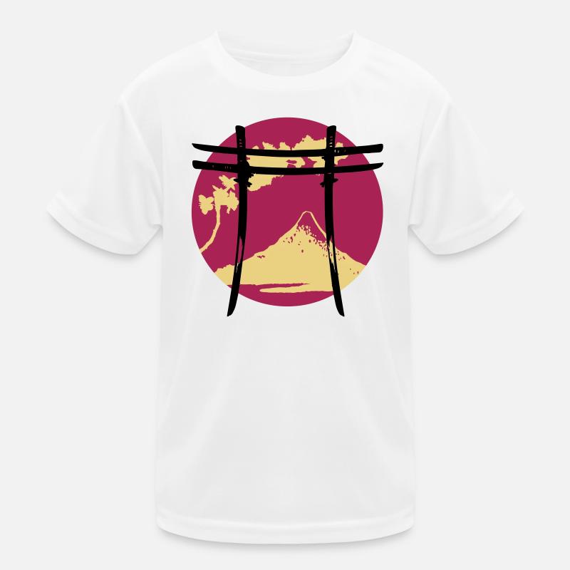 Japanischer Bogen Torii Kinder Funktions-T-Shirt