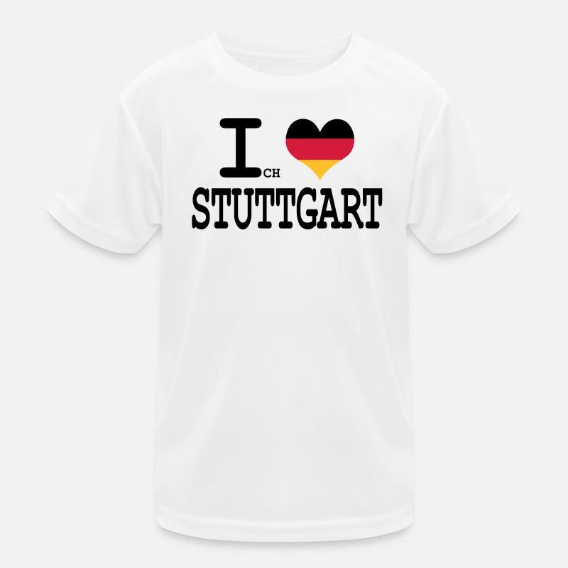 I Love Stuttgart Kids Functional T-Shirt