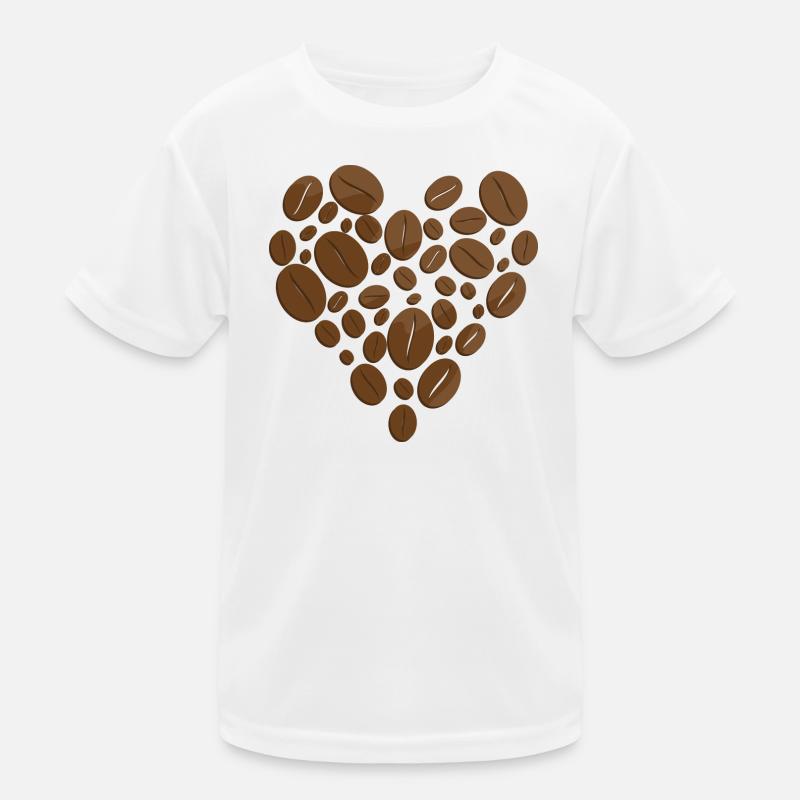 Kaffee Kinder Funktions-T-Shirt