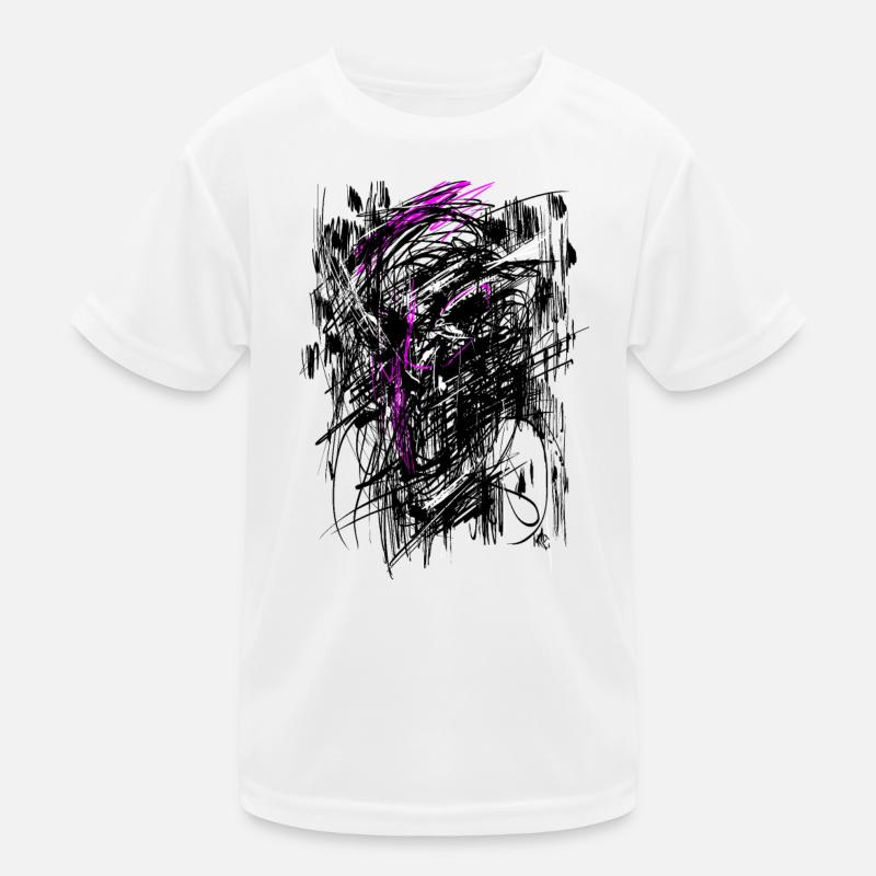 Nosferatu Horror Monster Abstract Kids Functional T-Shirt