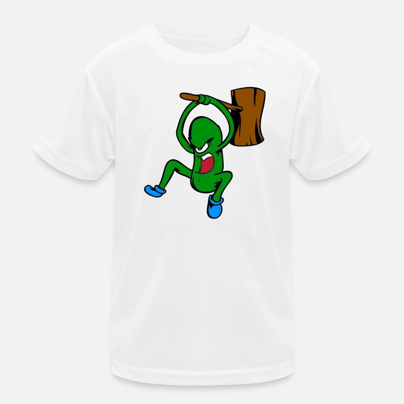 Wütende Gurke Kinder Funktions-T-Shirt