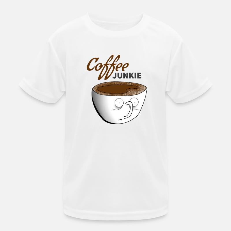 Coffee Junkie Kids Functional T-Shirt