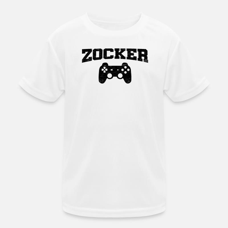Zocker Kinder Funktions-T-Shirt