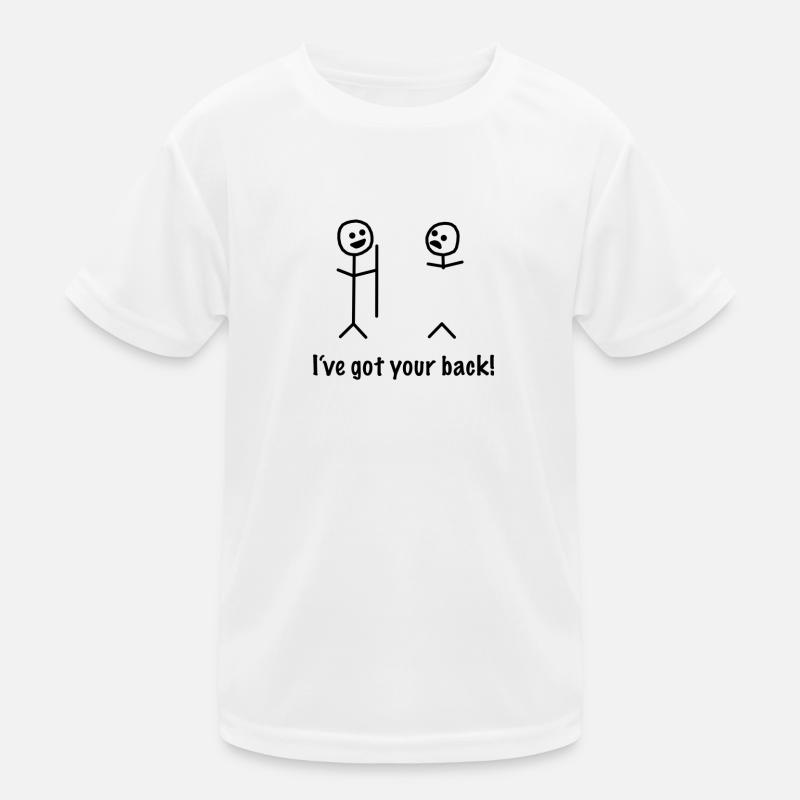 Stick man funny cool Kids Functional T-Shirt