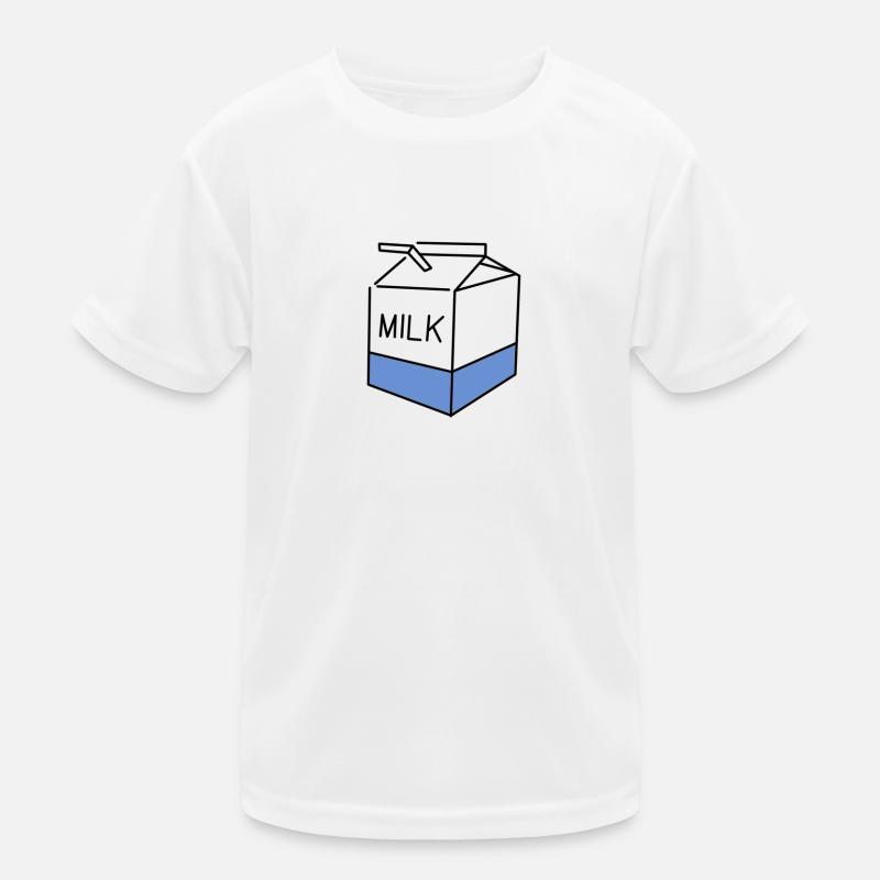 Milch Kinder Funktions-T-Shirt