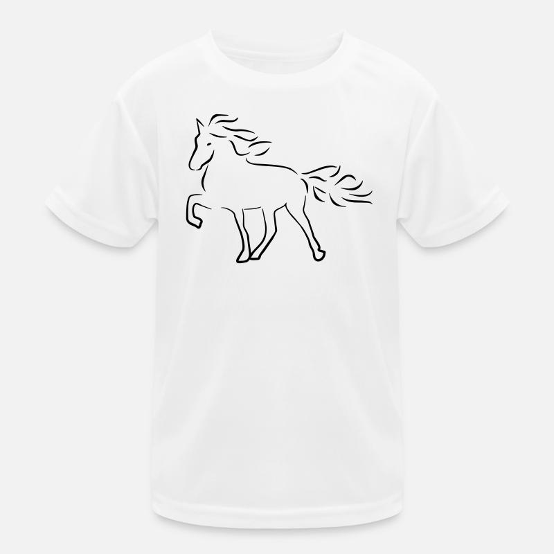 Icelandic horse Kids Functional T-Shirt