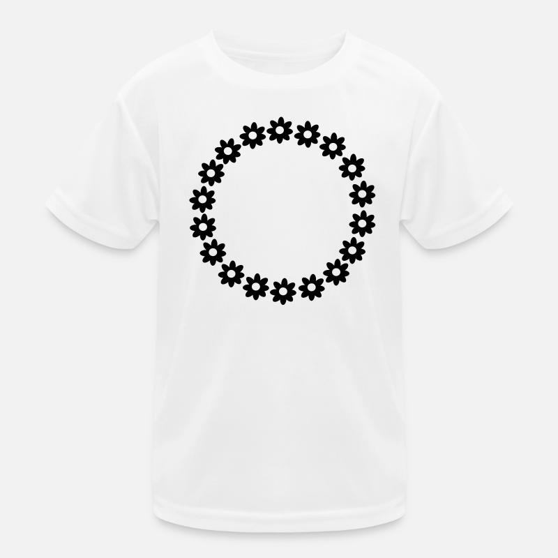 Une couronne de fleurs T-shirt sport Enfant