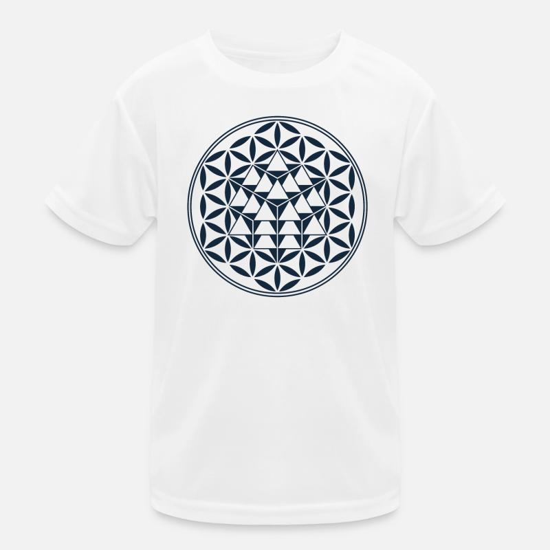 Vector Equilibrium, Sacred Geometry Kids Functional T-Shirt