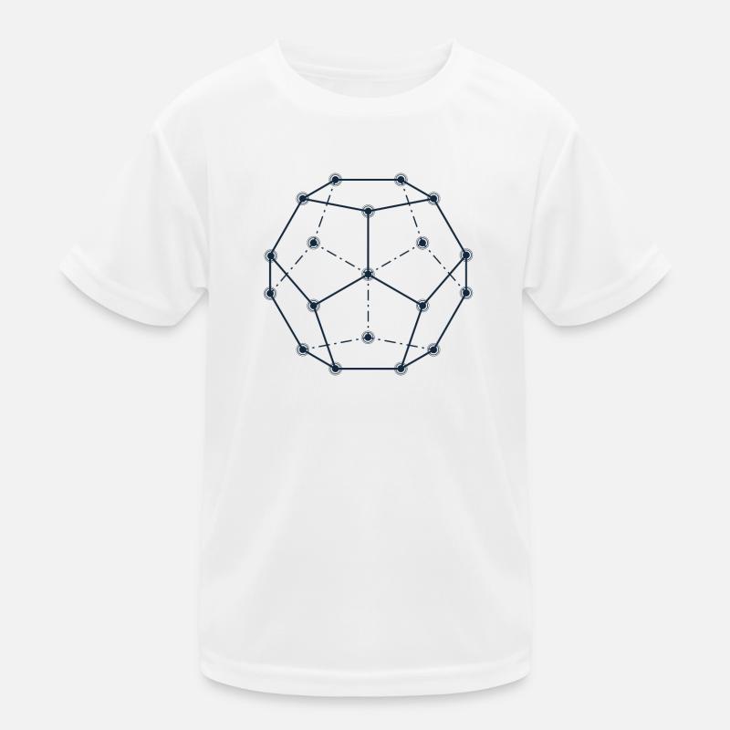 Geometric Constellation Pattern Kids Functional T-Shirt