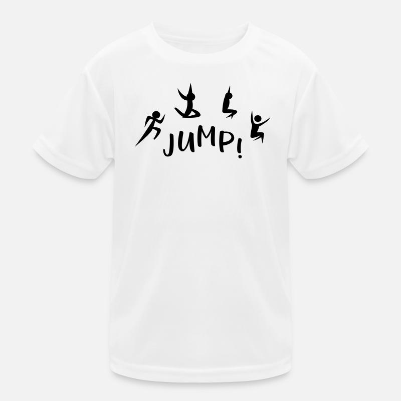 long jump Kids Functional T-Shirt