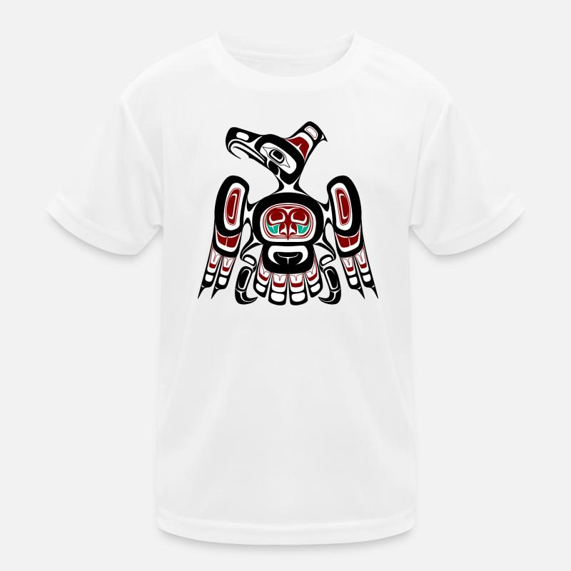 Northwest Pacific coast Kaigani Thunderbird Kids Functional T-Shirt