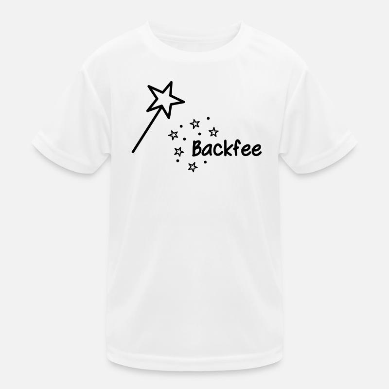 Backfee - Freude am Backen - Kinder Funktions-T-Shirt - Weiß