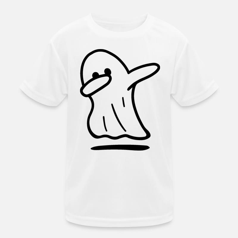 Geist / lustiger Geist / Halloween / betupfender Geist Kinder Funktions-T-Shirt