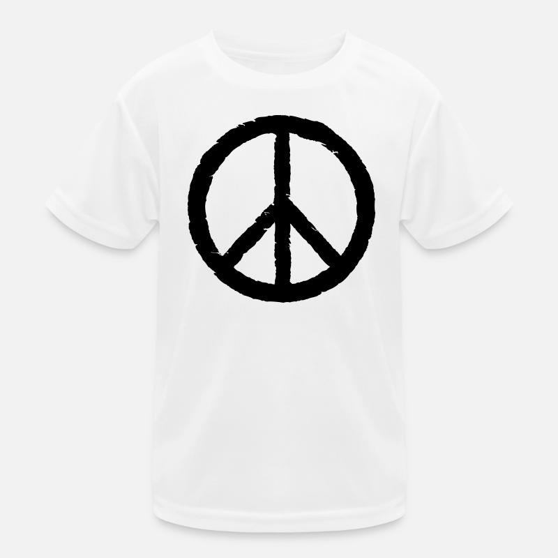 Peace Zeichen, Frieden Kinder Funktions-T-Shirt