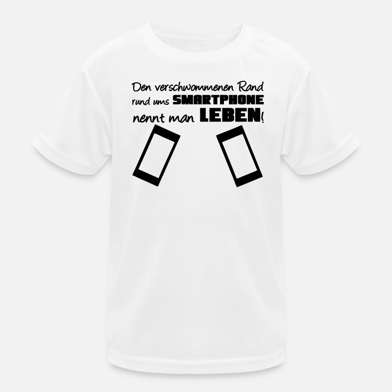 Smartphone Spruch Handy Nerd Geschenk lustig Kinder Funktions-T-Shirt