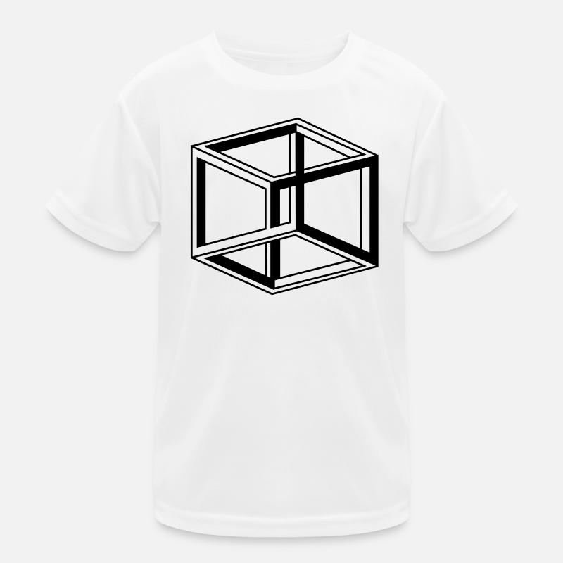 kubus cube escher Kinder Funktions-T-Shirt