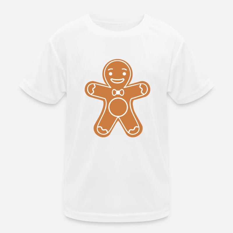 Lebkuchenmann Kinder Funktions-T-Shirt