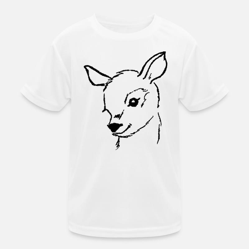 Chevreuil Chevreuil de chevreuil à la main T-shirt sport Enfant