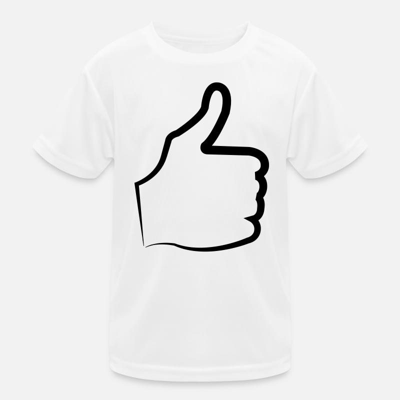 Daumen hoch thumb Kinder Funktions-T-Shirt