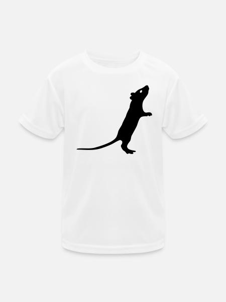Rat - Kids Functional T-Shirt - white