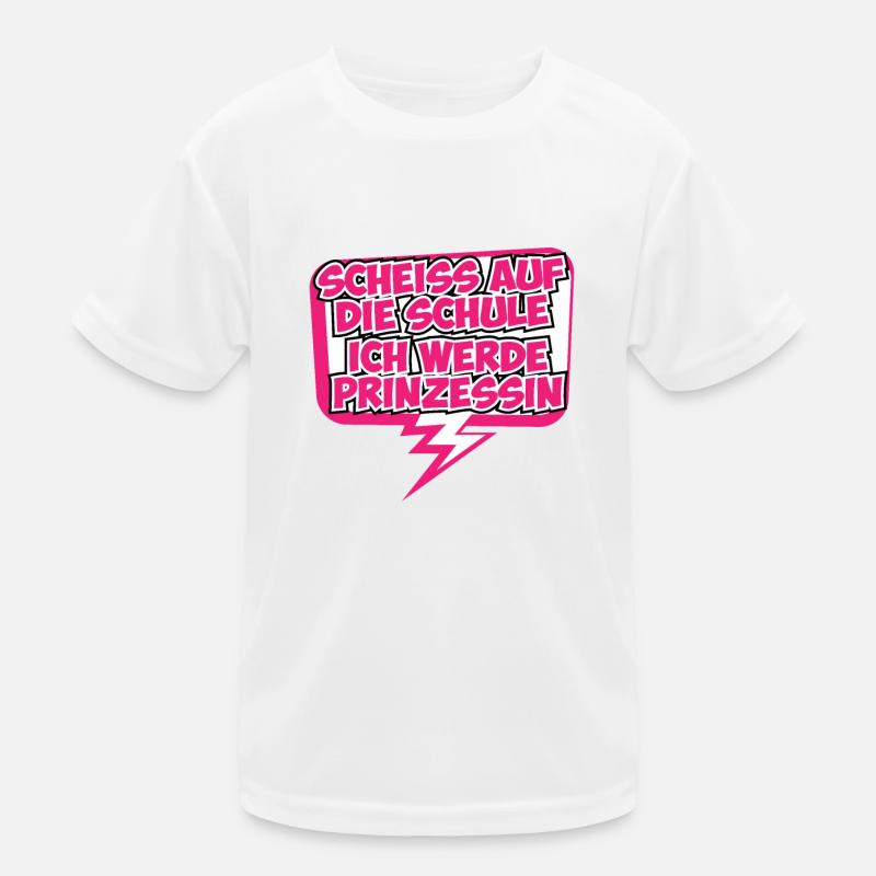 Prinzessin Prinzessinnenshirt Geschenkidee Krone Kinder Funktions-T-Shirt