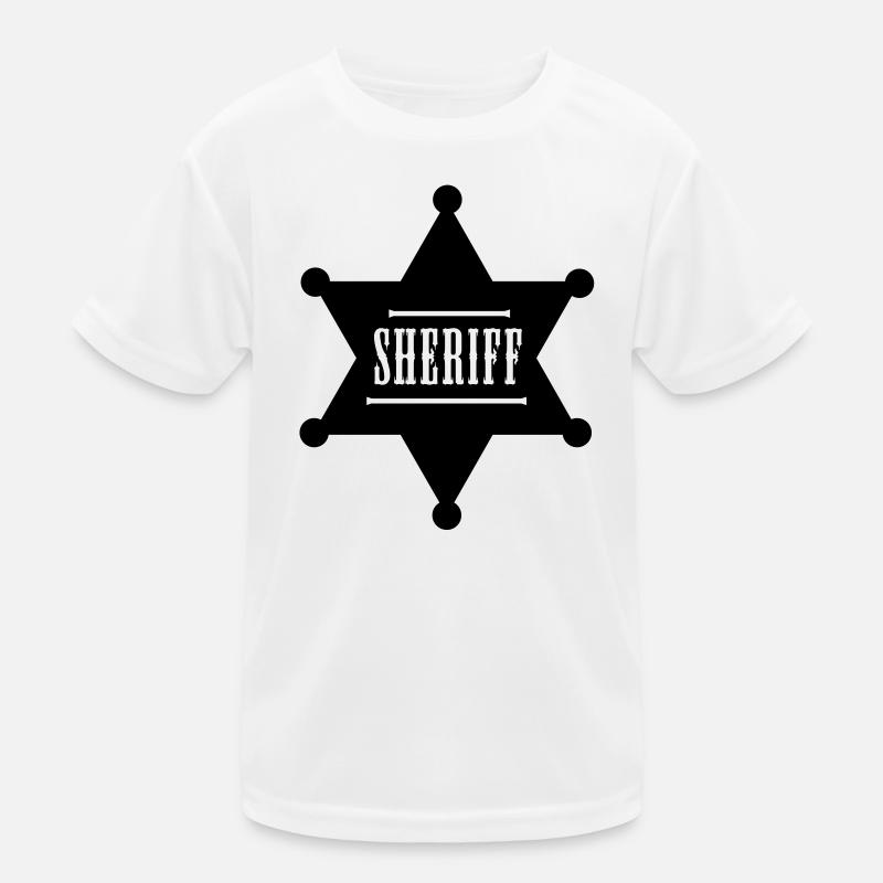 sheriff Chef Kinder Funktions-T-Shirt