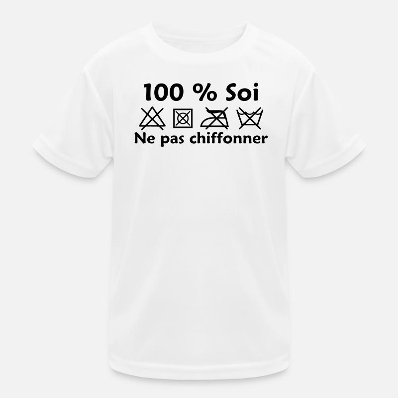 Zerknittern nicht Kinder Funktions-T-Shirt