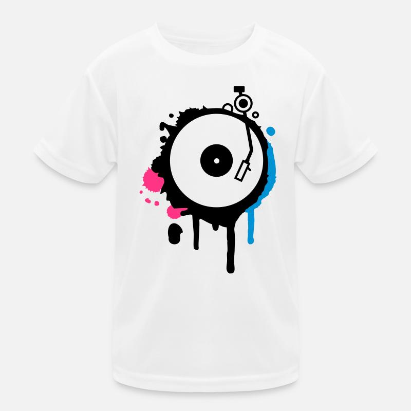 une table tournante et bras de lecture des graffit T-shirt sport Enfant