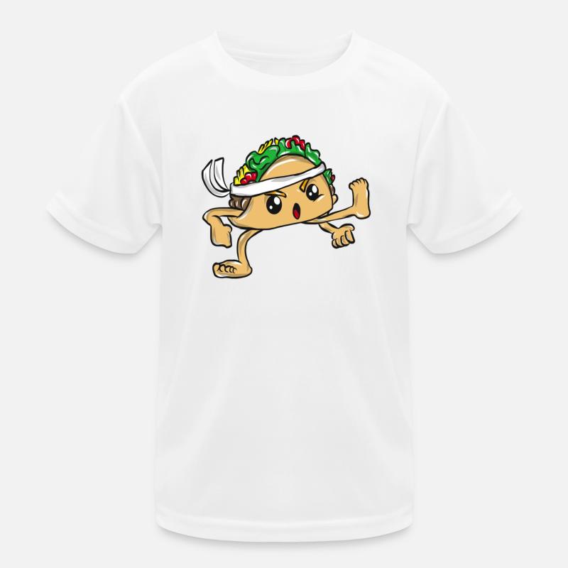 Taco Essen Mexico Kinder Funktions-T-Shirt