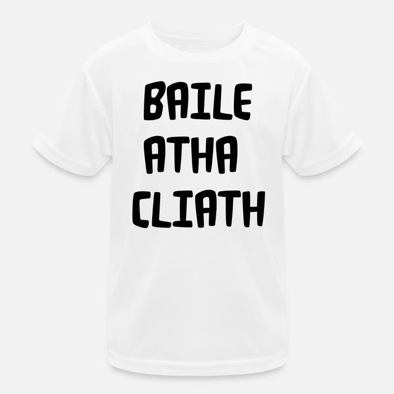 Baile Atha Cliath - Kids Functional T-Shirt - white
