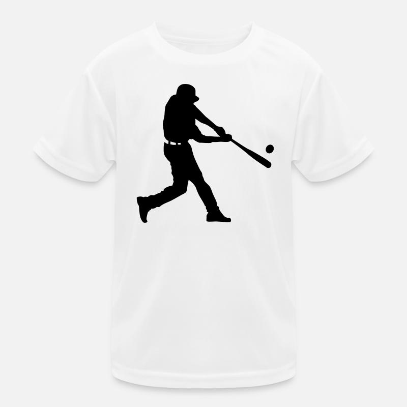 Baseball Kinder Funktions-T-Shirt
