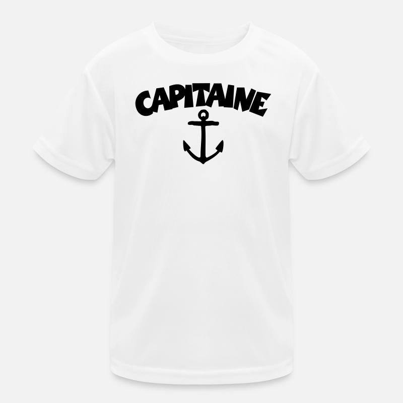 Capitaine Ancre T-shirt sport Enfant