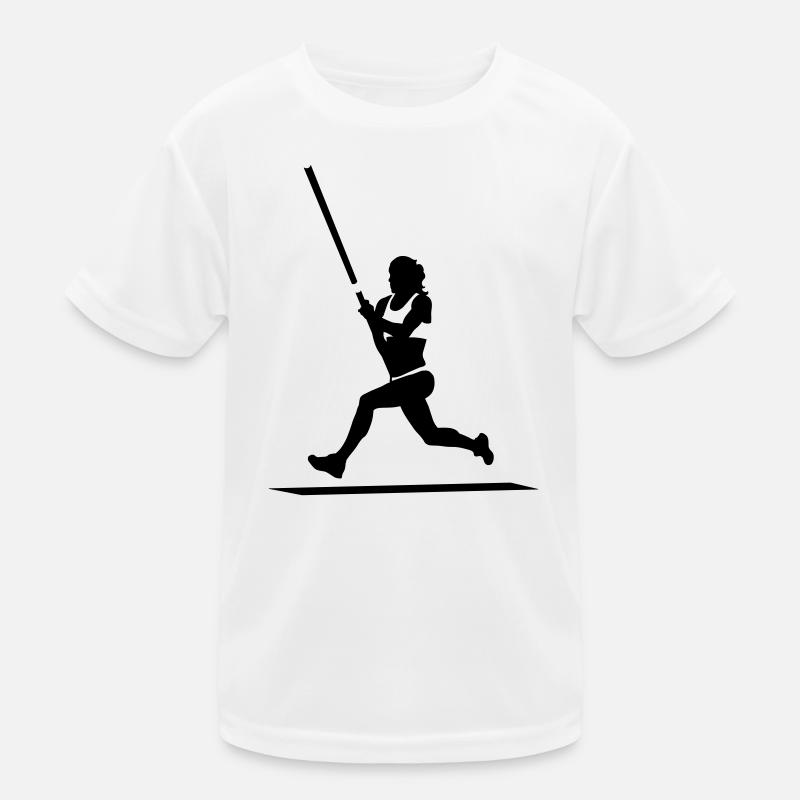 Stabhochsprung Kinder Funktions-T-Shirt