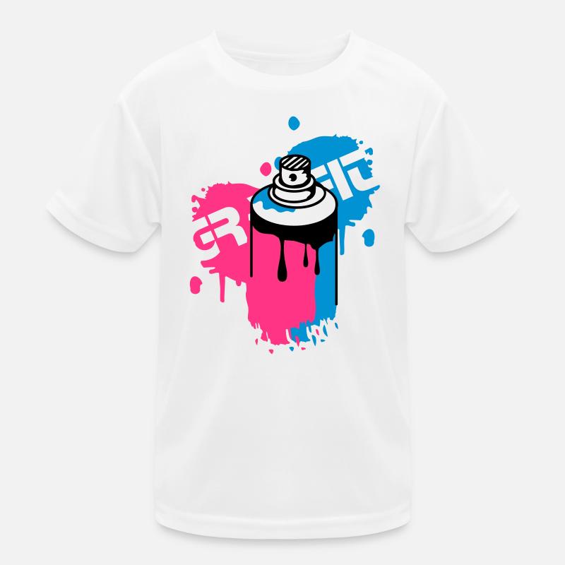 graffiti bombe aérosol T-shirt sport Enfant