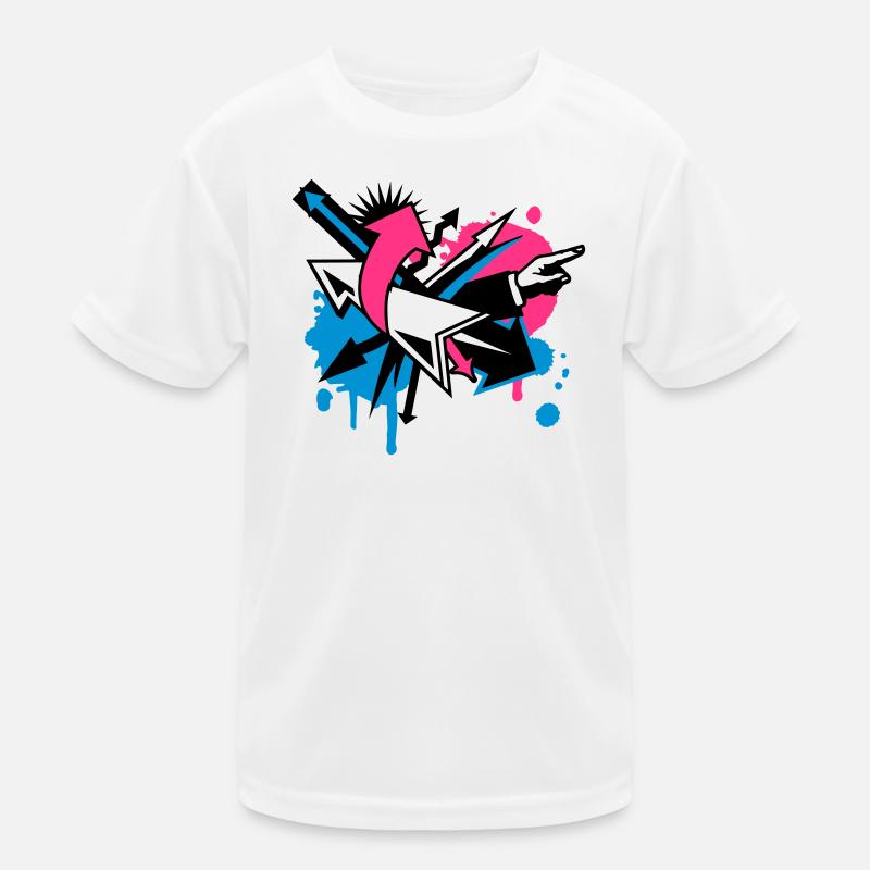 Arrows in different directions Kids Functional T-Shirt
